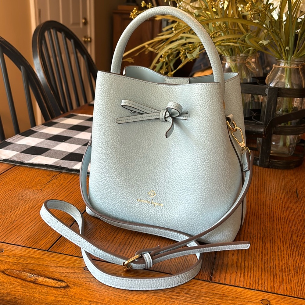 Nanette Lepore Blue Satchel Purse
